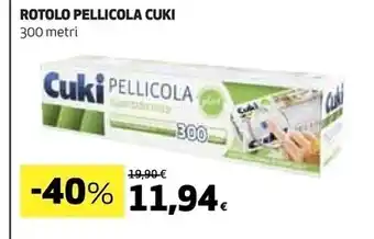Coop Cuki rotolo pellicola offerta