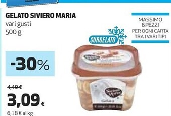 Coop Siviero maria gelato offerta