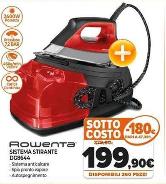 Expert Rowenta SISTEMA STIRANTE DG8644 offerta