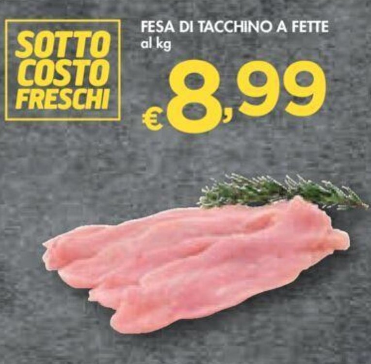 Bennet FESA DI TACCHINO A FETTE offerta