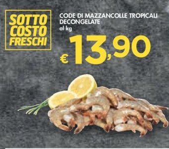 Bennet CODE DI MAZZANCOLLE TROPICALI Decongelate offerta