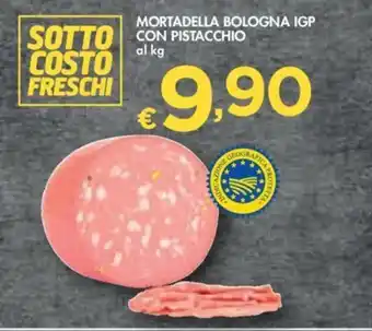 MORTADELLA BOLOGNA IGP CON PISTACCHIO