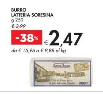 BURRO LATTERIA SORESINA g 250