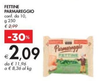 Bennet FETTINE PARMAREGGIO conf. da 10, g 250 offerta