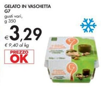 Bennet GELATO IN VASCHETTA G7 gusti vari, g 350 offerta