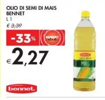 Bennet OLIO DI SEMI DI MAIS BENNET 1 l offerta