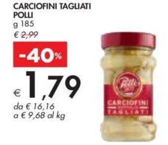 Bennet CARCIOFINI TAGLIATI POLLI g 185 offerta