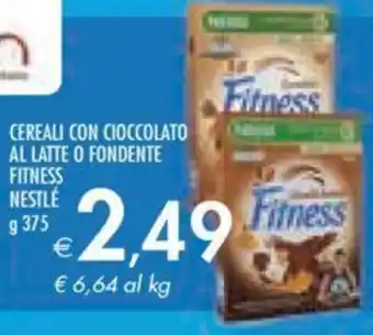 Bennet CEREALI CON CIOCCOLATO AL LATTE O FONDENTE FITNESS NESTLÉ g 375 offerta