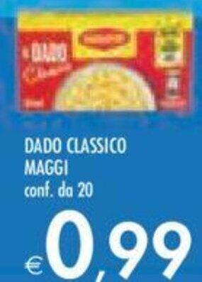 Bennet DADO CLASSICO MAGGI conf. da 20 offerta