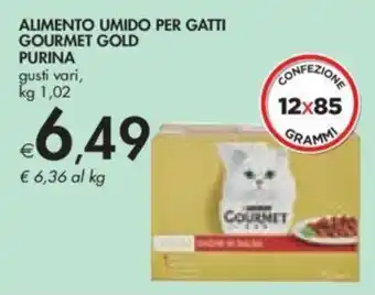 Bennet ALIMENTO UMIDO PER GATTI GOURMET GOLD kg 1.02 offerta