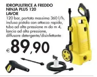 IDROPULITRICE A FREDDO NINJA PLUS 120 LAVOR