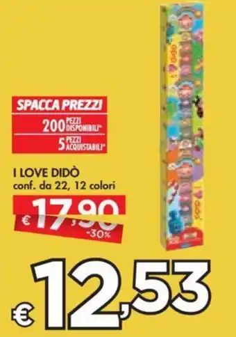 I LOVE DIDÒ conf. da 22, 12 colori