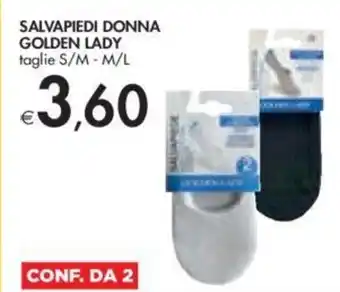 Bennet SALVAPIEDI DONNA GOLDEN LADY taglie S/M - M/L offerta