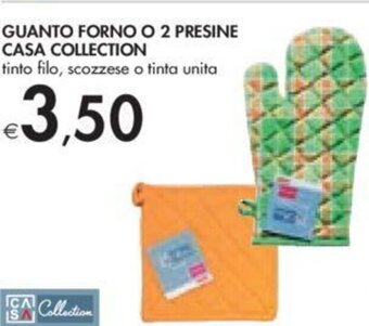 GUANTO FORNO O 2 PRESINE CASA COLLECTION
