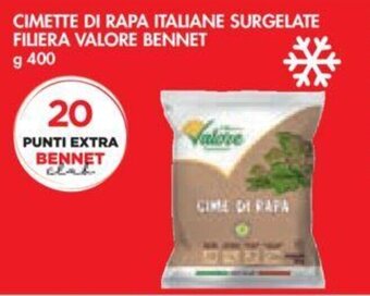 CIMETTE DI RAPA ITALIANE SURGELATE FILIERA VALORE BENNET g 400