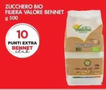 Bennet ZUCCHERO BIO FILIERA VALORE BENNET g 500 offerta