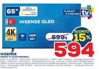HISENSE SMART TV QLED 65E79HQ