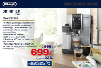 DeLonghi DINAMICA plus ECAM370.70.SB