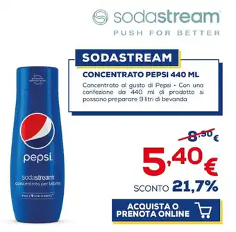 SODASTREAM CONCENTRATO PEPSI 440 ML