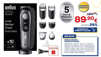 BRAUN REGOLABARBA SERIES 9 BT9420