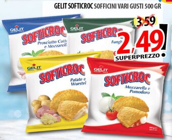 Il Genio Supermercato GELIT SOFTICROC SOFFICINI VARI GUSTI 500 GR offerta