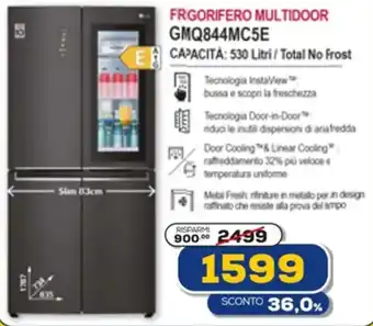 Euronics LG FRIGORIFERO MULTIDOOR GMQ844MC5E offerta