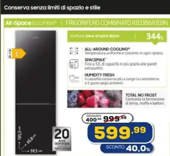 SAMSUNG FRIGORIFERO COMBINATO RB33B610EBN
