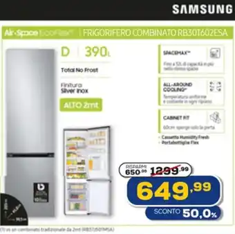 SAMSUNG FRIGORIFERO COMBINATO RB30T602ESA
