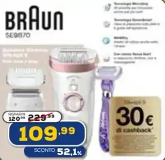 Euronics BRAUN SE9870 offerta