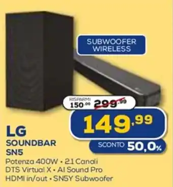 LG SOUNDBAR SN5