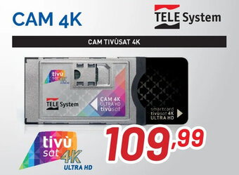 Euronics TELE System CAM TIVÙSAT 4K offerta