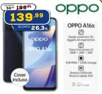Euronics OPPO A16S offerta