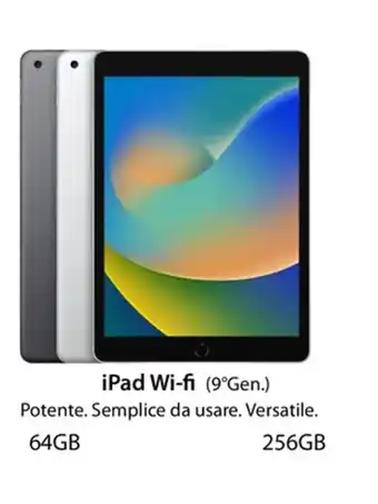 Euronics iPad Wi-fi (9°Gen.) offerta