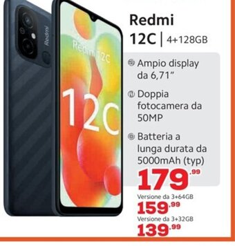 Euronics Redmi 12C | 4+128GB offerta