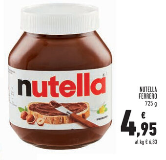 Conad Ferrero Nutella 725g offerta