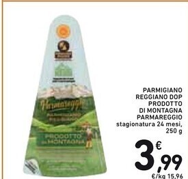 Spazio Conad Parmareggio parmigiano reggiano dop prodotto di montagna offerta