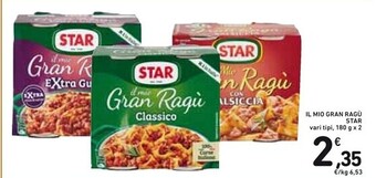 Spazio Conad Star il mio gran ragu offerta