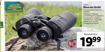 Lidl Auriol binocolo 10x50 offerta