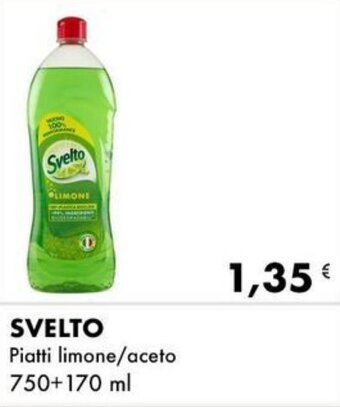 Iper Tosano SVELTO Piatti limone/aceto 750+170 ml offerta