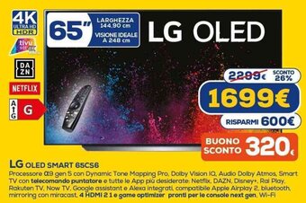LG OLED SMART 65CS6