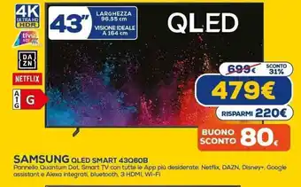 SAMSUNG QLED SMART 43060B