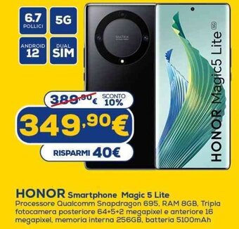 HONOR Smartphone Magic 5 Lite
