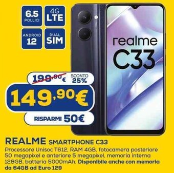 REALME SMARTPHONE C33