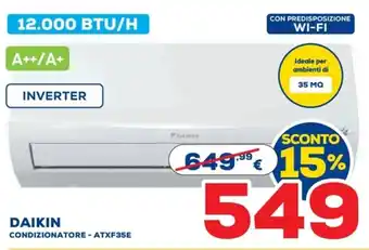 Euronics DAIKIN CONDIZIONATORE - ATXF35E offerta