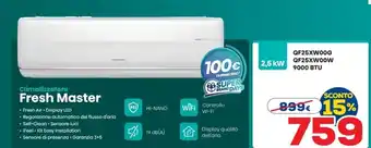 Hisense QF25XW00G QF25XWOOW 9000 BTU 2,5 kW