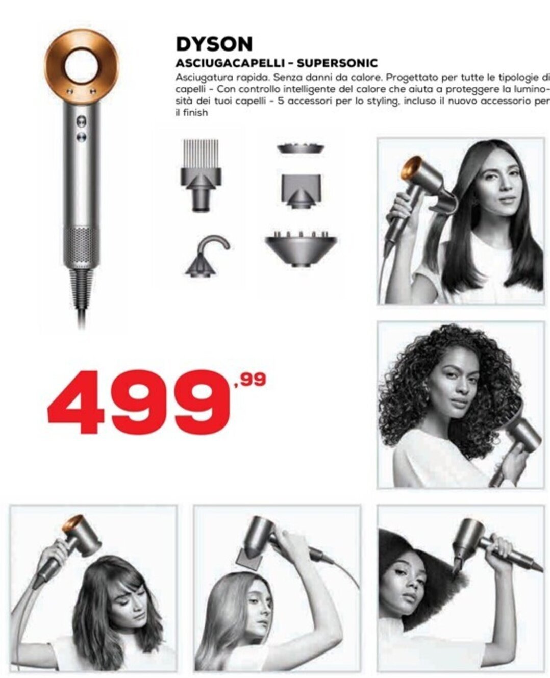 Euronics DYSON ASCIUGACAPELLI - SUPERSONIC offerta
