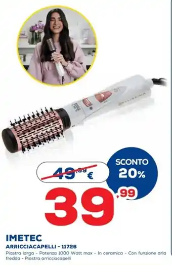 Euronics IMETEC ARRICCIACAPELLI -11726 offerta