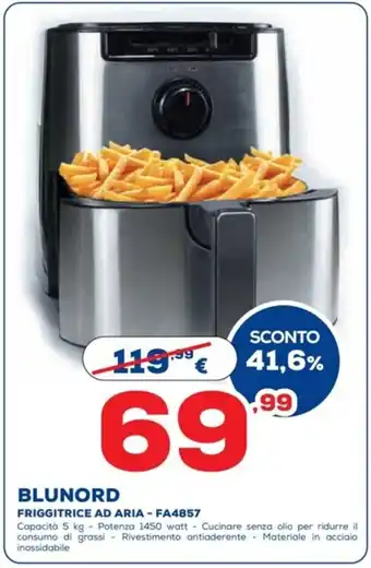 Euronics BLUNORD FRIGGITRICE AD ARIA - FA4857 offerta