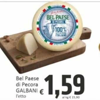 Paghi Poco Bel Paese di Pecora GALBANI l'etto offerta