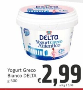 Paghi Poco Yogurt Greco Bianco DELTA g 500 offerta